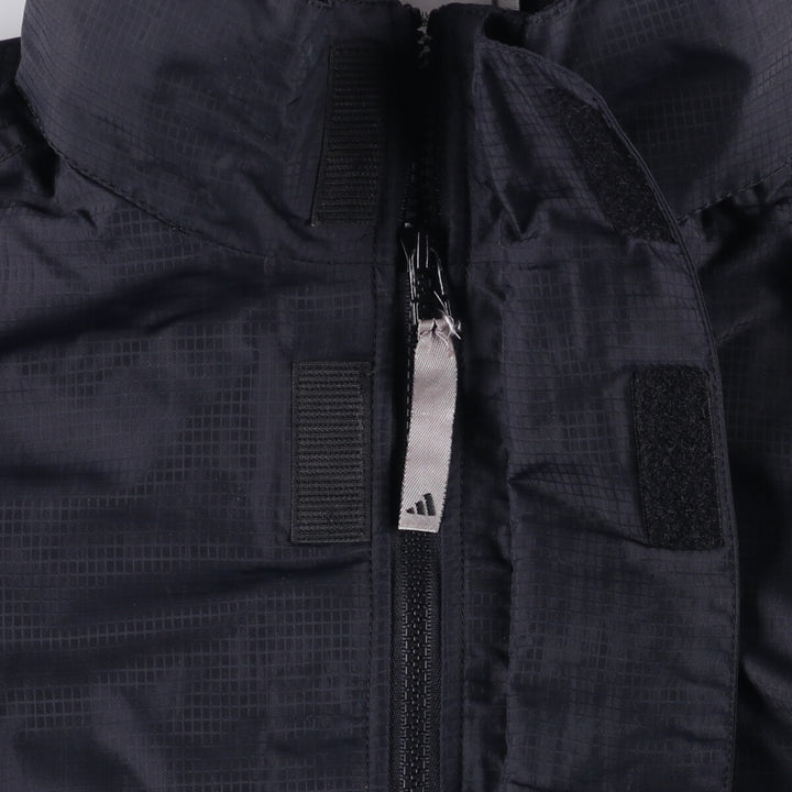 2000'S Adidas Ripstop Nylon Jacket, Men's Size Small Nylon black type Vintage Second Hand