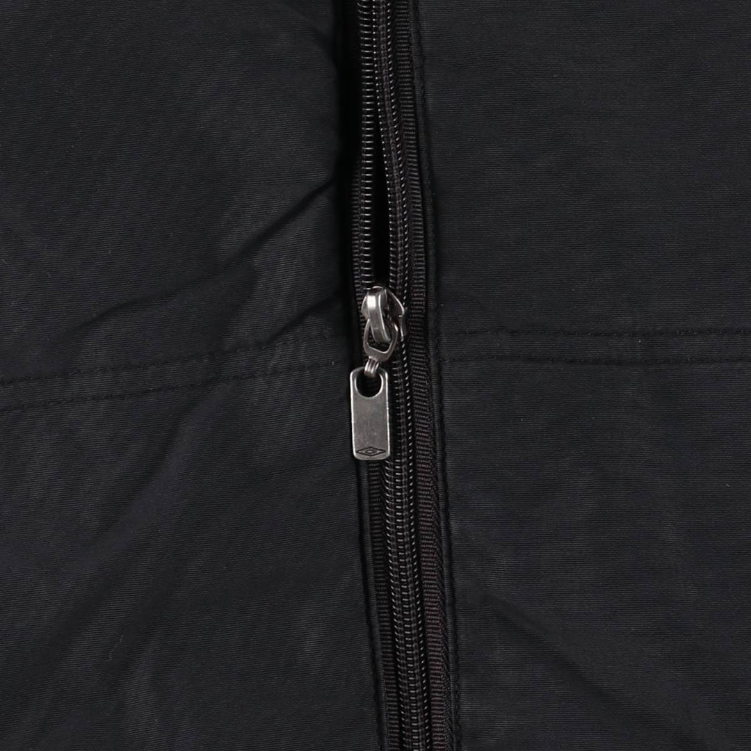 Umbro Back Logo Padded Parka Puffer Jacket Men's Size M Nylon black type Vintage Second Hand