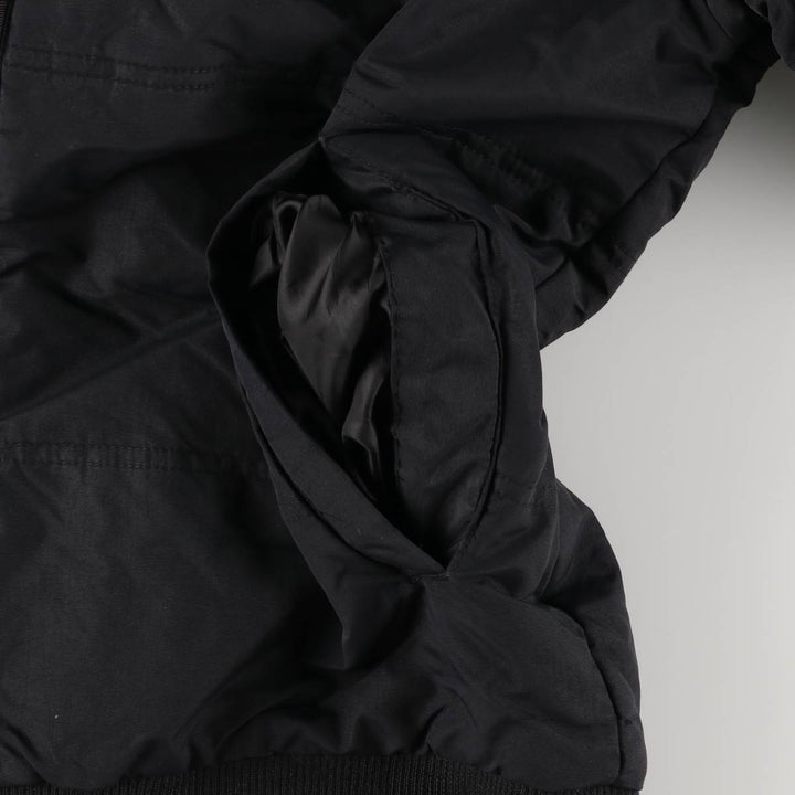 Umbro Back Logo Padded Parka Puffer Jacket Men's Size M Nylon black type Vintage Second Hand