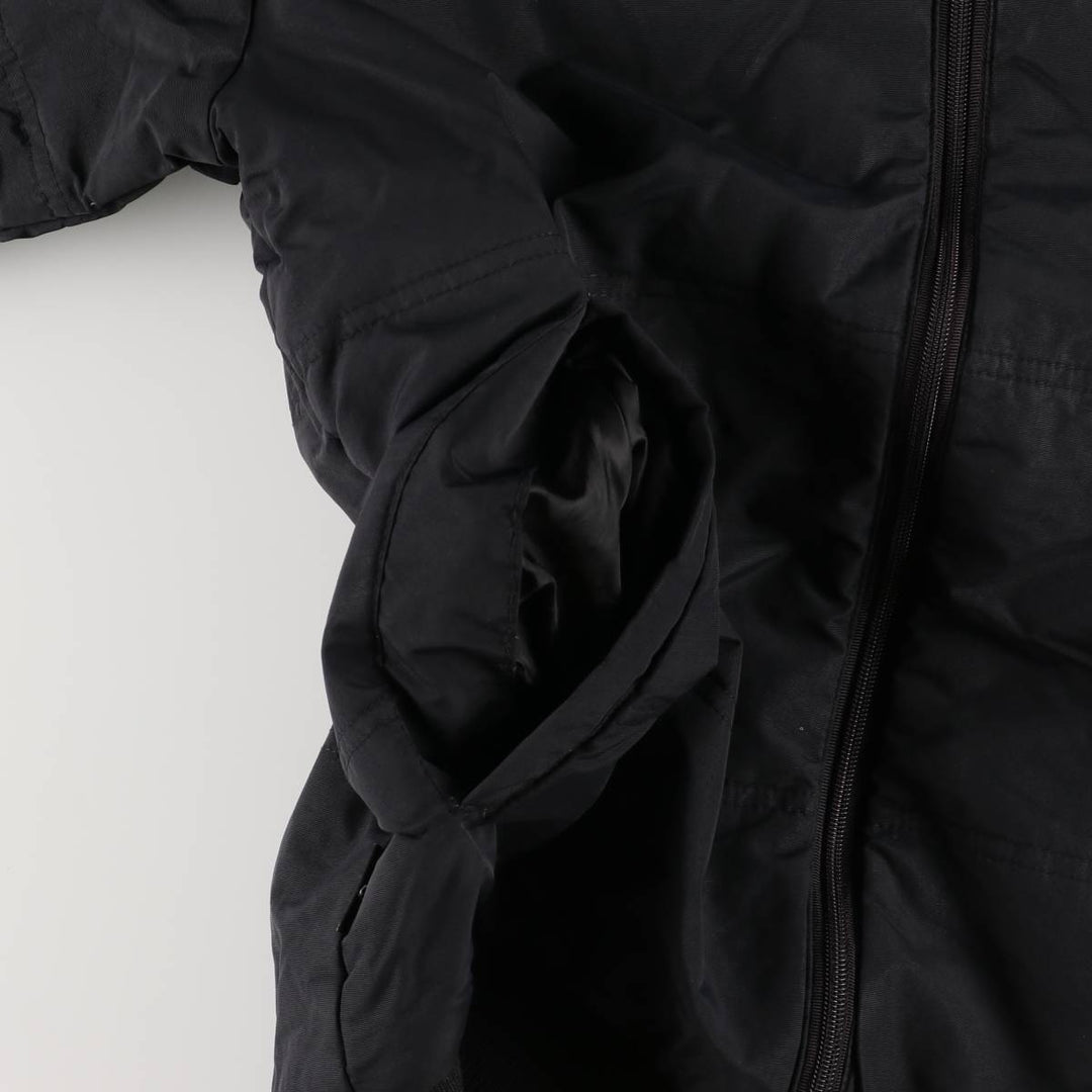 Umbro Back Logo Padded Parka Puffer Jacket Men's Size M Nylon black type Vintage Second Hand