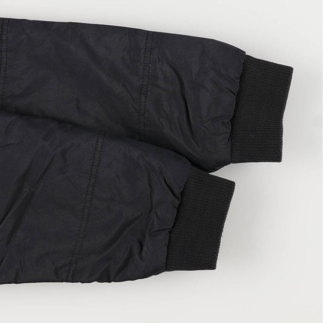 Umbro Back Logo Padded Parka Puffer Jacket Men's Size M Nylon black type Vintage Second Hand