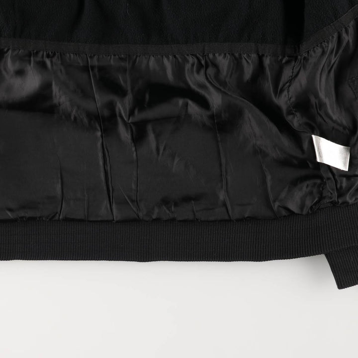 Umbro Back Logo Padded Parka Puffer Jacket Men's Size M Nylon black type Vintage Second Hand