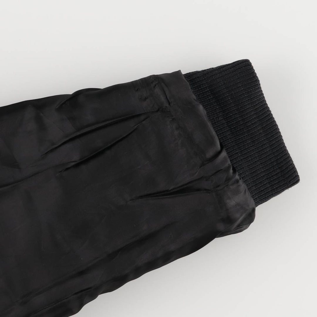 Umbro Back Logo Padded Parka Puffer Jacket Men's Size M Nylon black type Vintage Second Hand