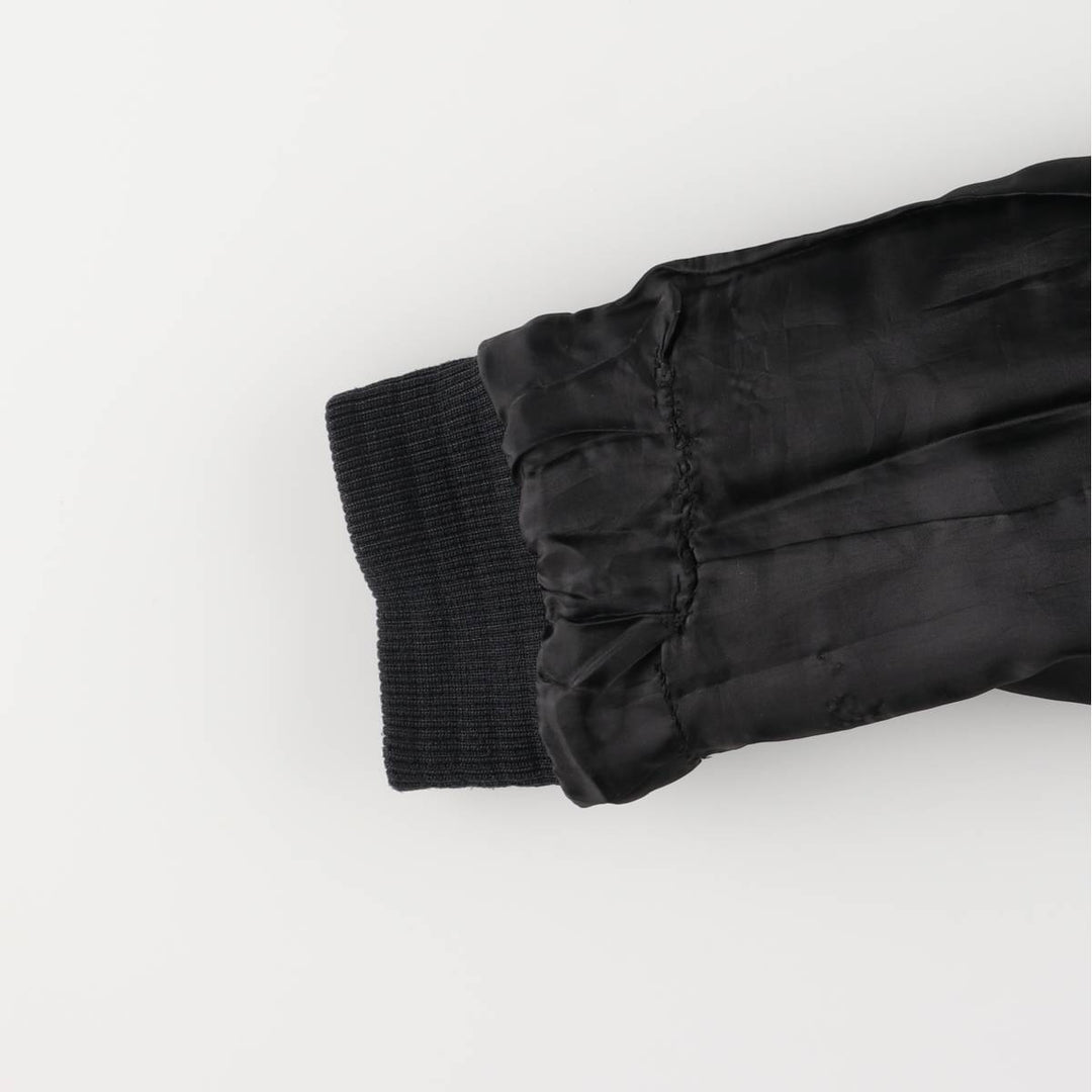 Umbro Back Logo Padded Parka Puffer Jacket Men's Size M Nylon black type Vintage Second Hand