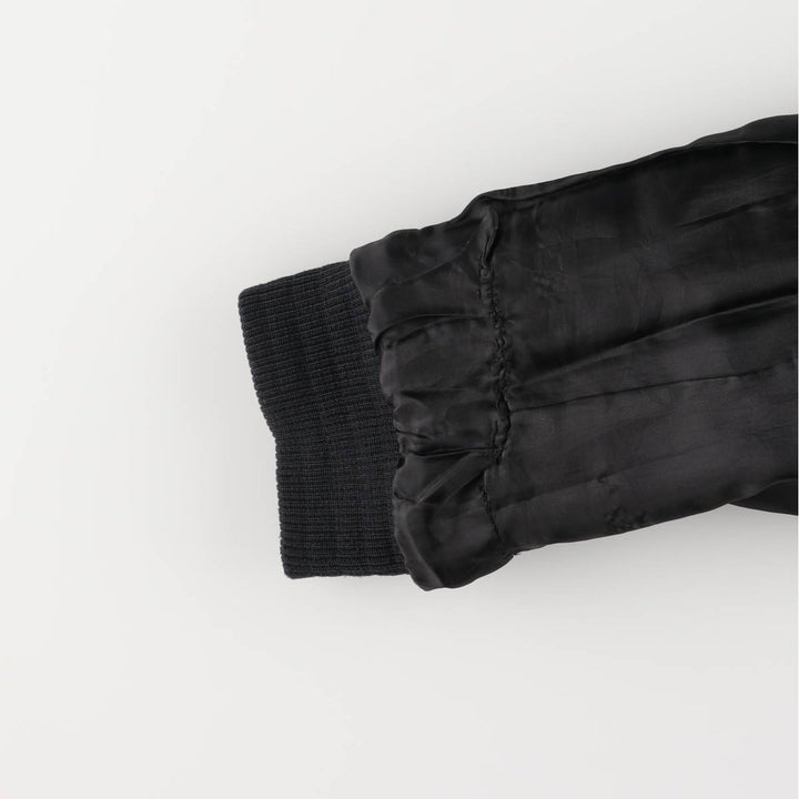 Umbro Back Logo Padded Parka Puffer Jacket Men's Size M Nylon black type Vintage Second Hand