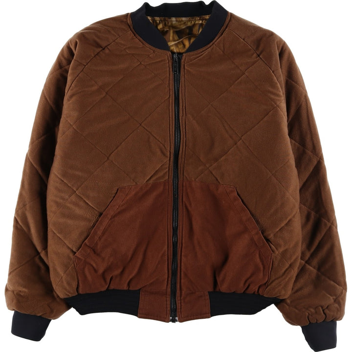 1990'S HERTER'S Camouflage Pattern Realtree Camo Reversible Padded Puffer Jacket, Men's Size L polyester brown type Vintage Second Hand