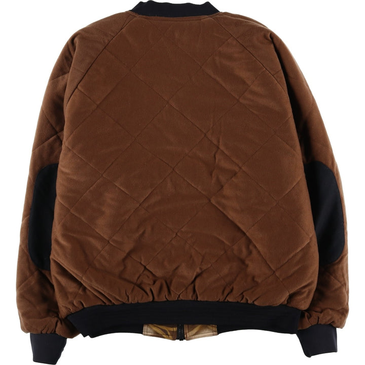 1990'S HERTER'S Camouflage Pattern Realtree Camo Reversible Padded Puffer Jacket, Men's Size L polyester brown type Vintage Second Hand