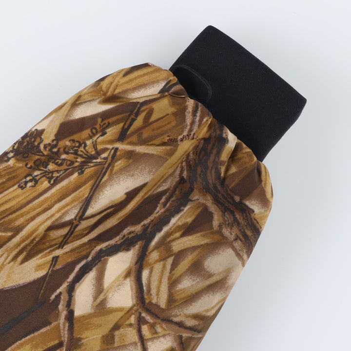 1990'S HERTER'S Camouflage Pattern Realtree Camo Reversible Padded Puffer Jacket, Men's Size L polyester brown type Vintage Second Hand