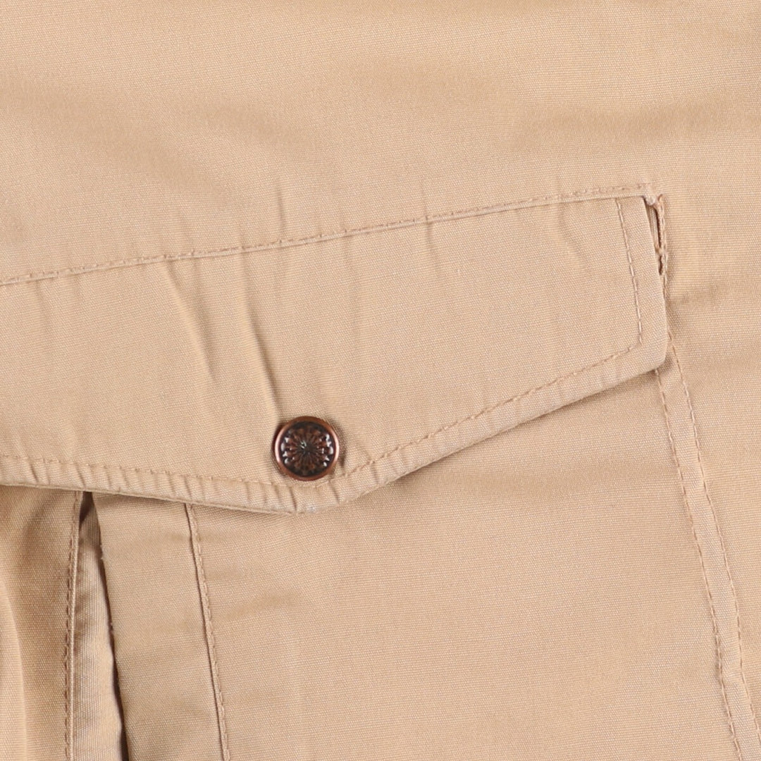 Vintage 1980'S David Peyser padded jacket with boa collar, made in the USA, size L, men's unclear Beige type Vintage Second Hand