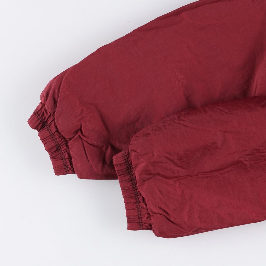 Vintage 90'S Nike padded anorak parka with back logo, men's size XL Nylon red type Vintage Second Hand