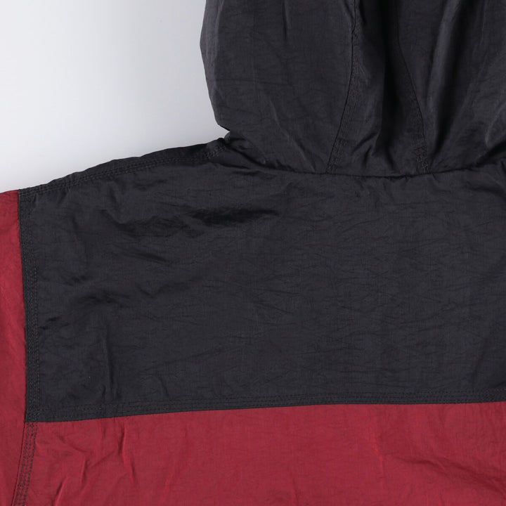 Vintage 90'S Nike padded anorak parka with back logo, men's size XL Nylon red type Vintage Second Hand