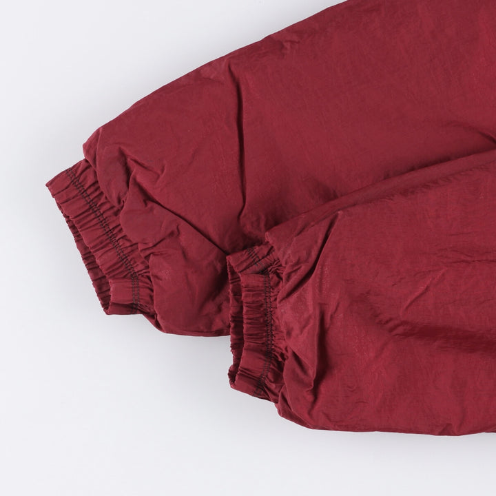 Vintage 90'S Nike padded anorak parka with back logo, men's size XL Nylon red type Vintage Second Hand