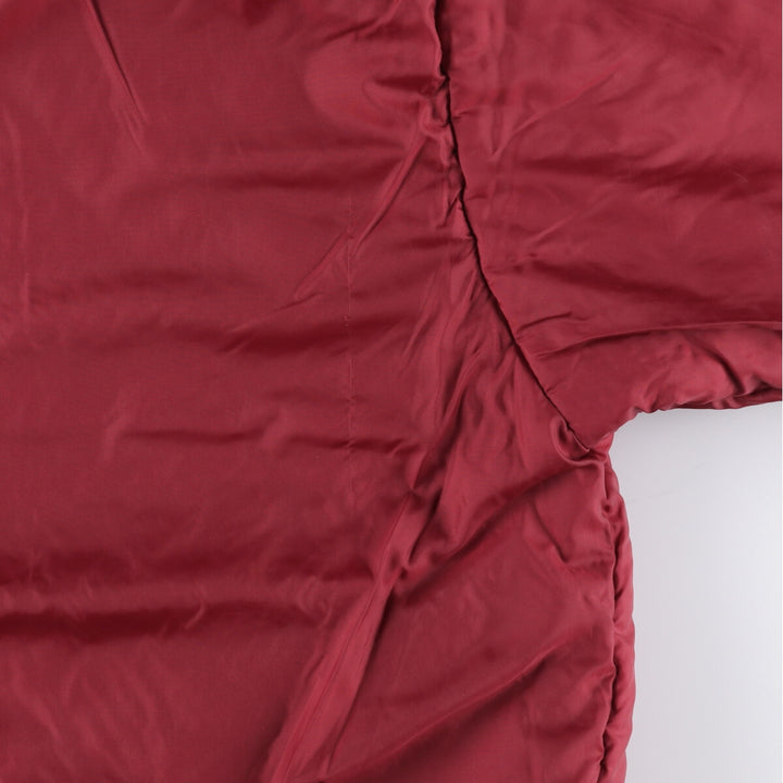 Vintage 90'S Nike padded anorak parka with back logo, men's size XL Nylon red type Vintage Second Hand