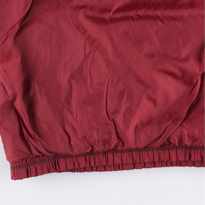 Vintage 90'S Nike padded anorak parka with back logo, men's size XL Nylon red type Vintage Second Hand