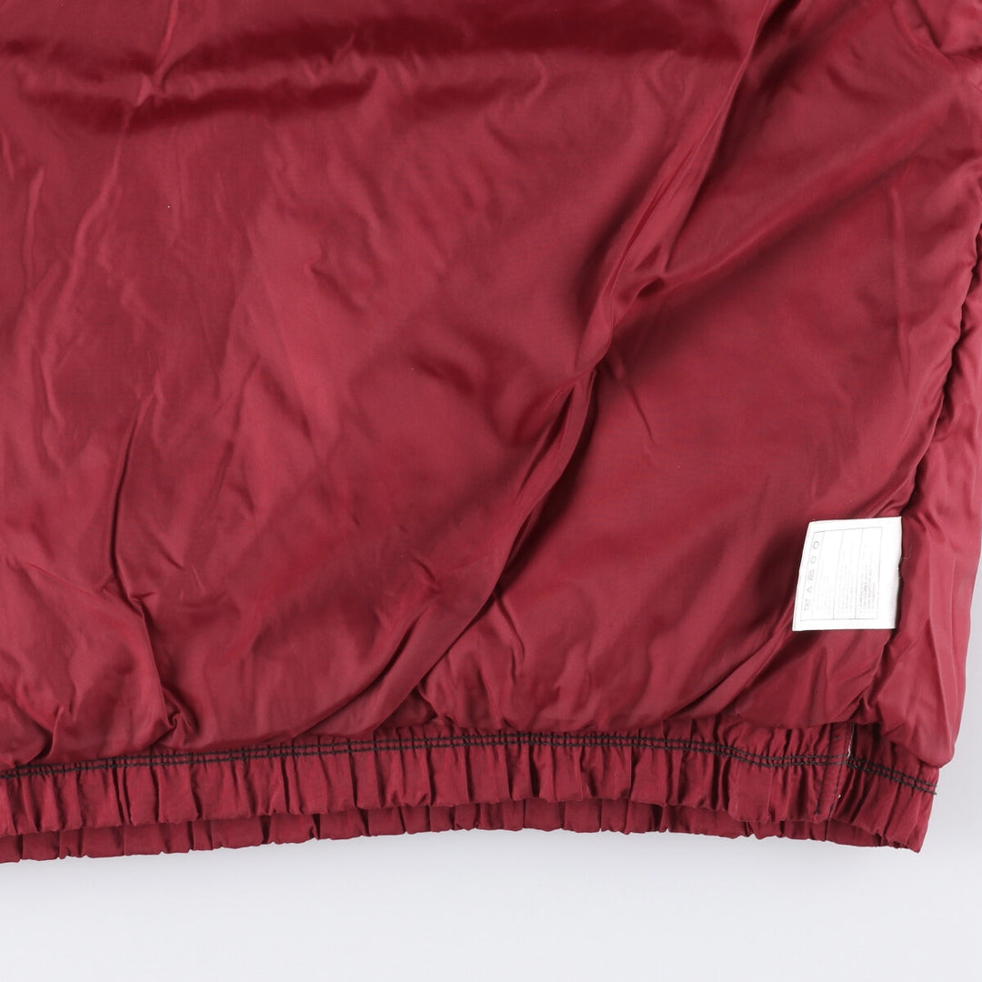 Vintage 90'S Nike padded anorak parka with back logo, men's size XL Nylon red type Vintage Second Hand