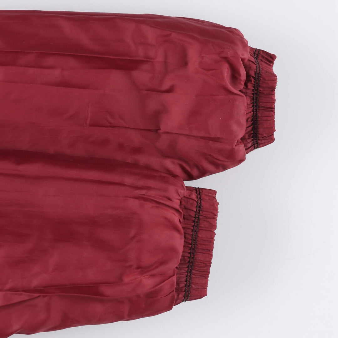 Vintage 90'S Nike padded anorak parka with back logo, men's size XL Nylon red type Vintage Second Hand