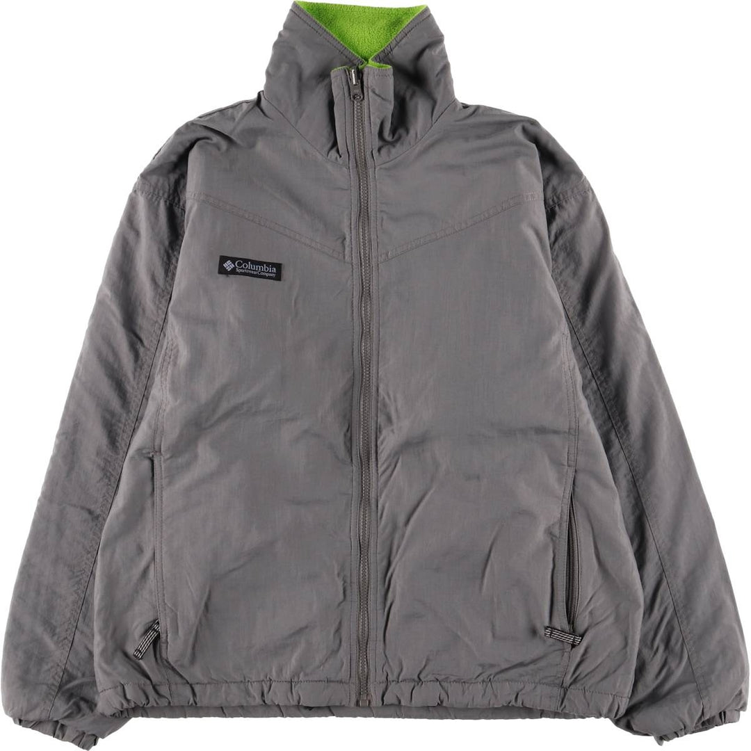 Columbia Men's Padded Puffer Jacket, Size L unclear gray type Vintage Second Hand