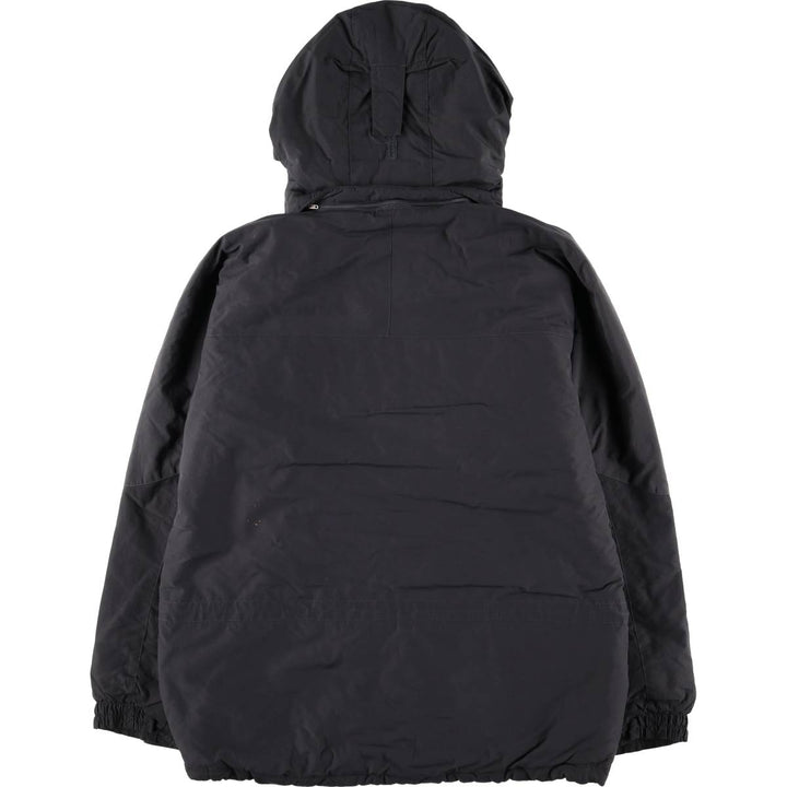 90s-00'S LL Bean Primaloft padded mountain parka/shell jacket/puffer jacket, men's size M Nylon navy blue type Vintage Second Hand