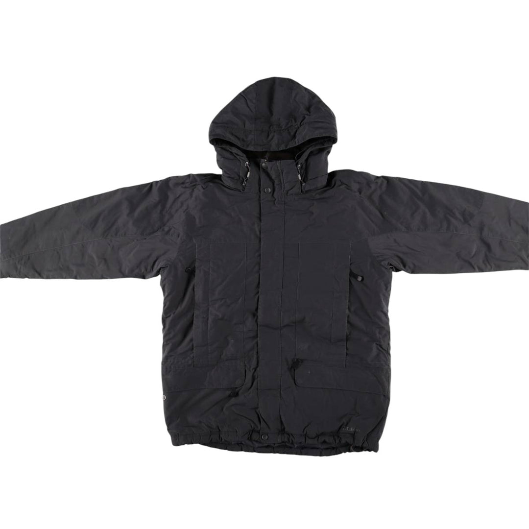 90s-00'S LL Bean Primaloft padded mountain parka/shell jacket/puffer jacket, men's size M Nylon navy blue type Vintage Second Hand