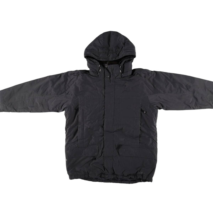 90s-00'S LL Bean Primaloft padded mountain parka/shell jacket/puffer jacket, men's size M Nylon navy blue type Vintage Second Hand
