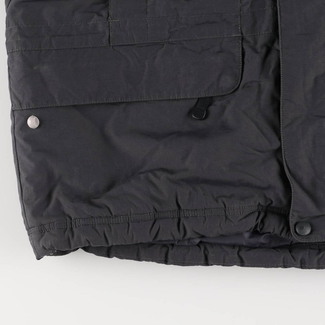 90s-00'S LL Bean Primaloft padded mountain parka/shell jacket/puffer jacket, men's size M Nylon navy blue type Vintage Second Hand