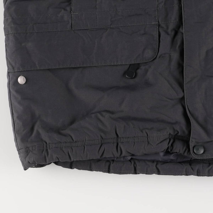 90s-00'S LL Bean Primaloft padded mountain parka/shell jacket/puffer jacket, men's size M Nylon navy blue type Vintage Second Hand