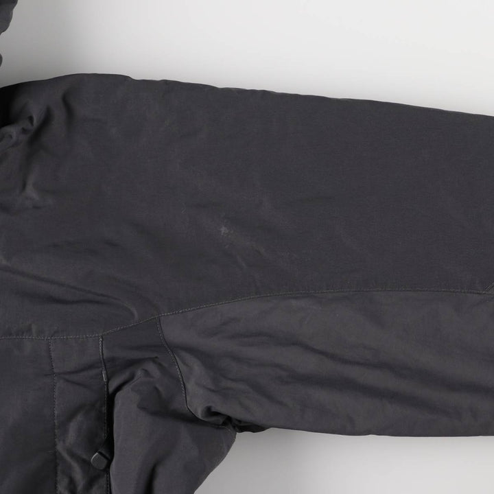 90s-00'S LL Bean Primaloft padded mountain parka/shell jacket/puffer jacket, men's size M Nylon navy blue type Vintage Second Hand