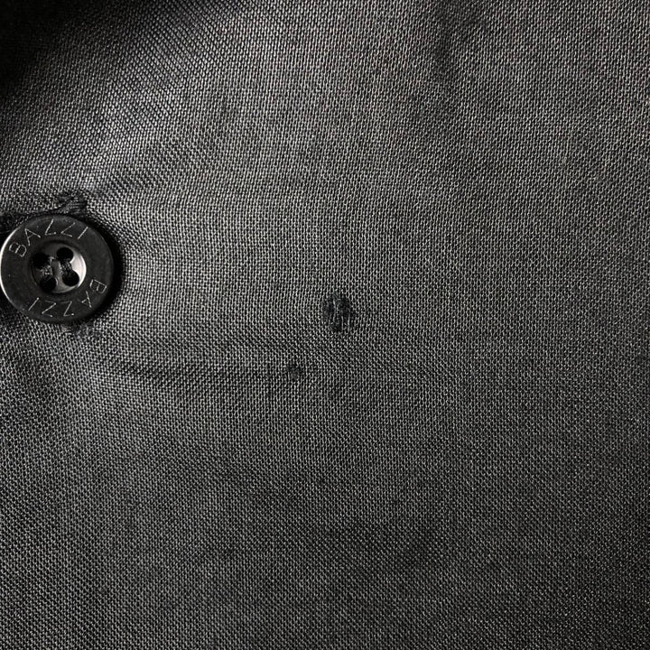 NEW GEN Short Sleeve Open Collar Linen Shirt, Box Shirt, Men's Size L linen black type Vintage Second Hand