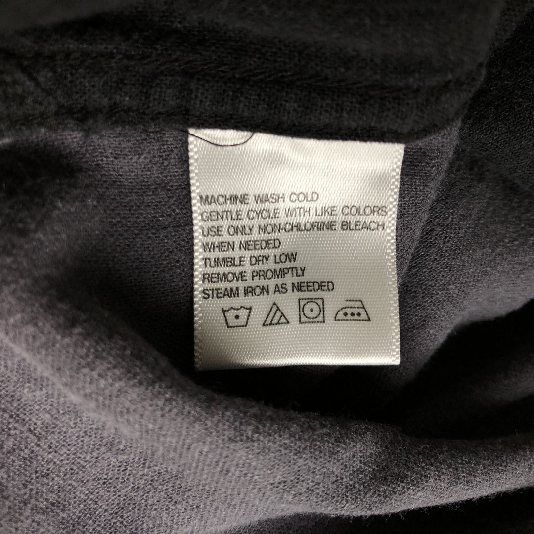 Haggar Short Sleeve Open Collar Linen Box Shirt, Men's XL linen black type Vintage Second Hand