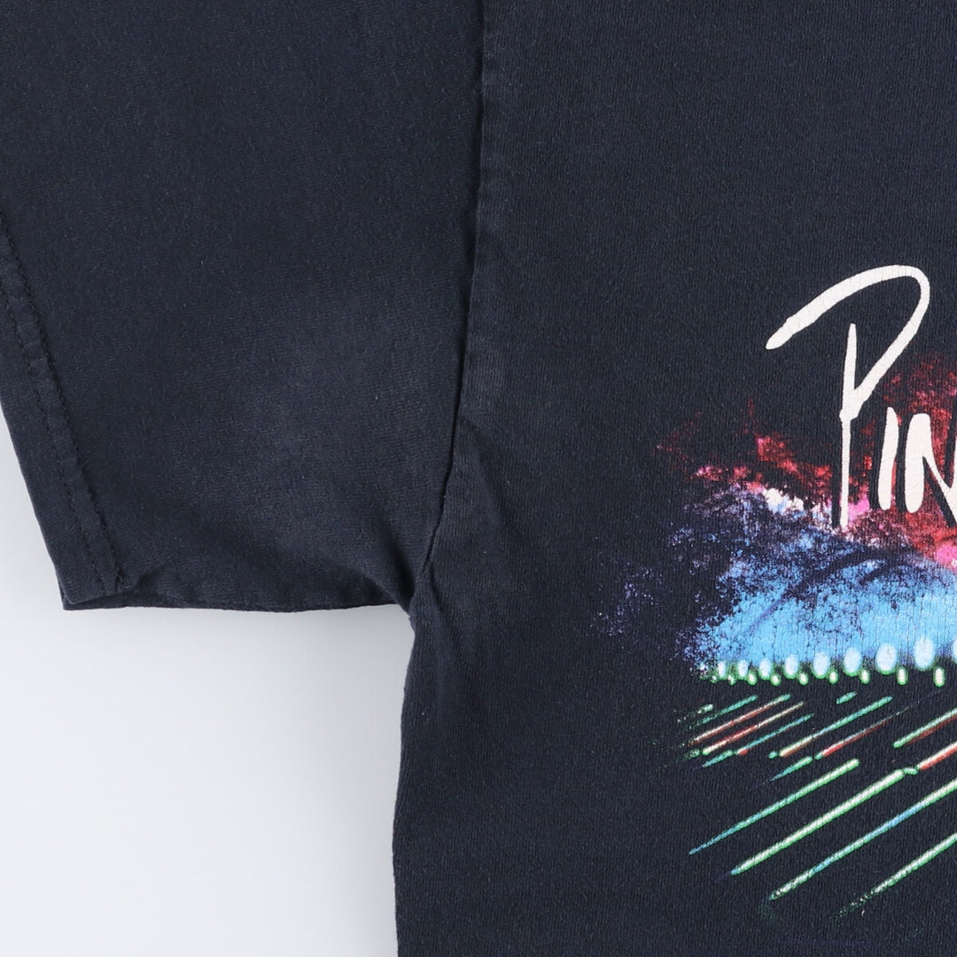 Gildan Pink Floyd Band T-Shirt, Men's Size L cotton black type Vintage Second Hand