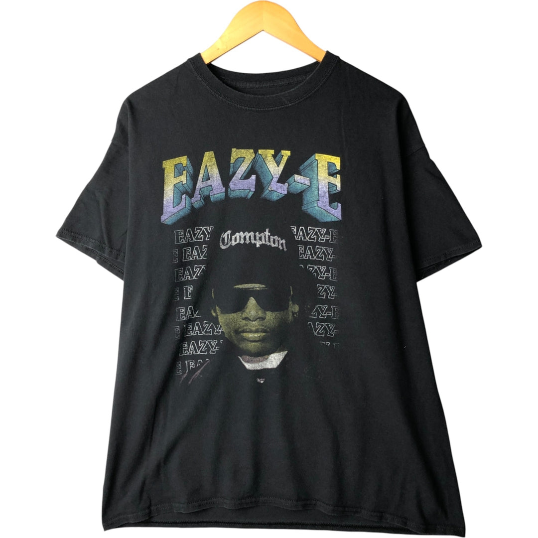 Eazy E Rap T-shirt, Men's L size unclear black type Vintage Second Hand