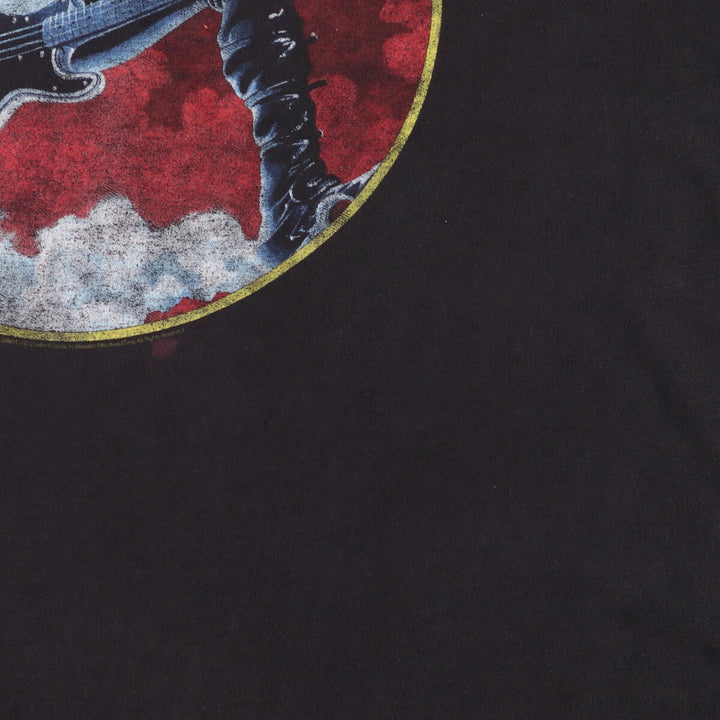 00'S IRON MAIDEN Band T-shirt, Men's XL size unclear black type Vintage Second Hand