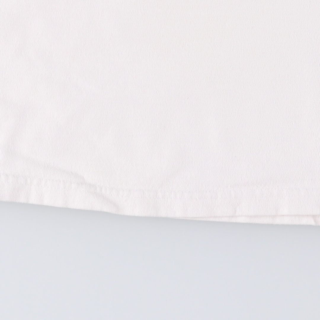 STUSSY Long T-shirt, Men's size L cotton white type Vintage Second Hand