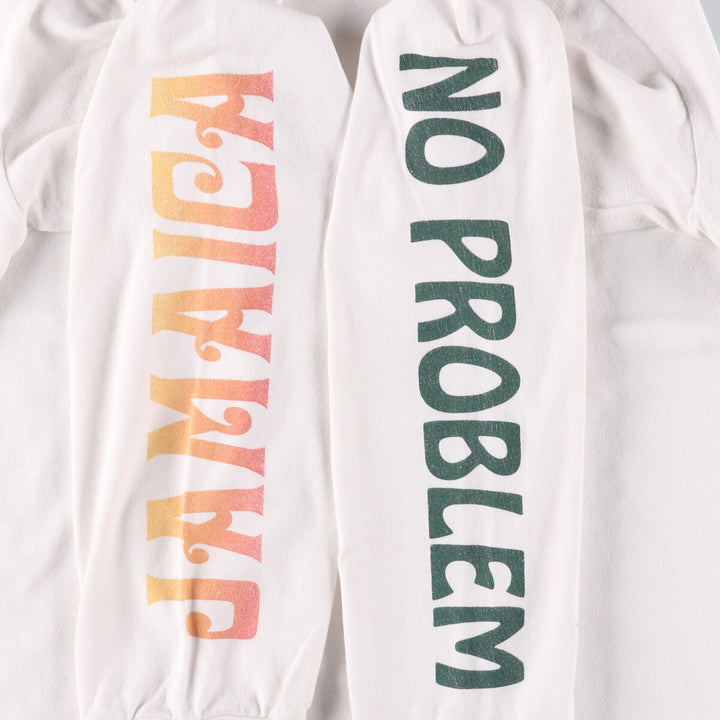 STUSSY Long T-shirt, Men's size L cotton white type Vintage Second Hand