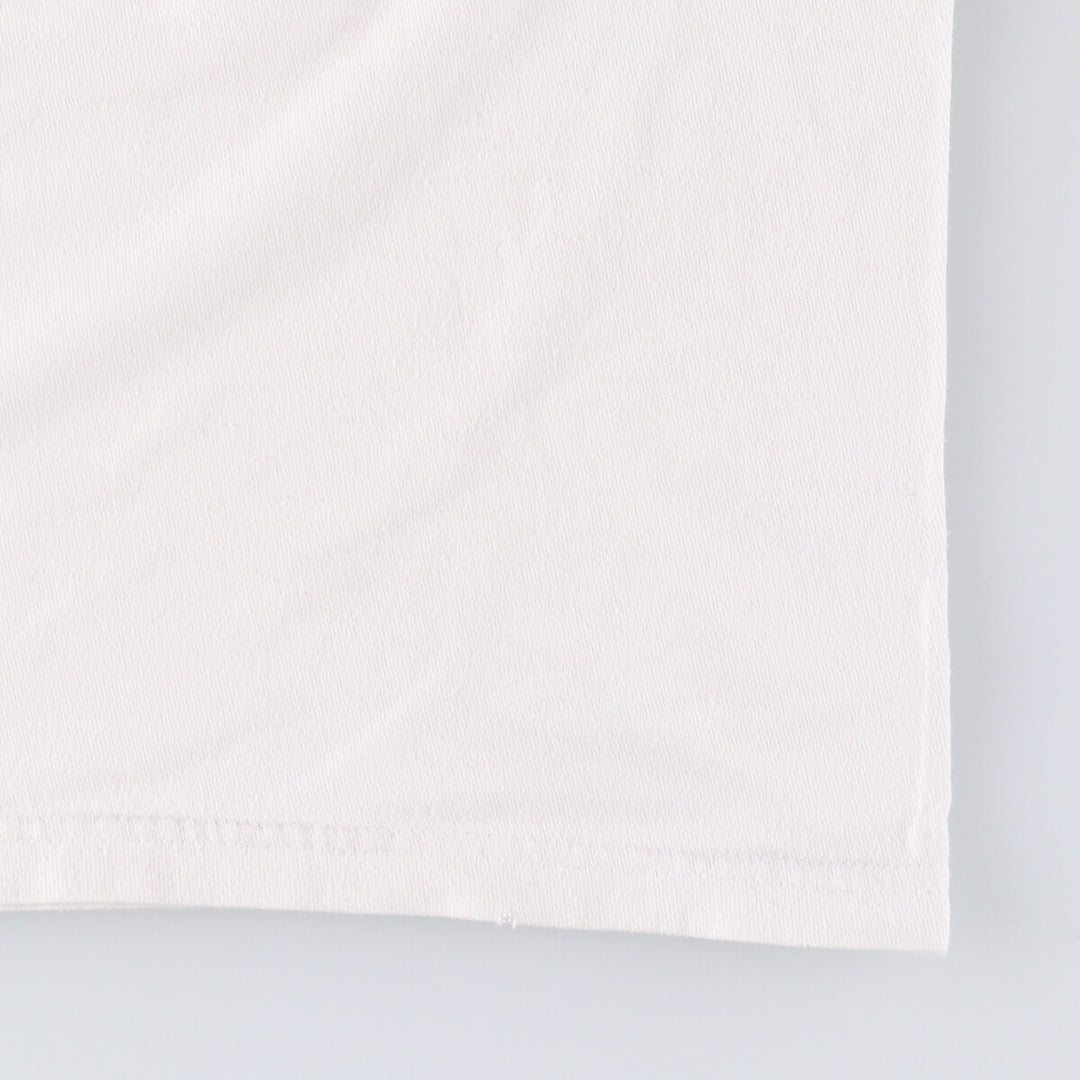 STUSSY Long T-shirt, Men's size L cotton white type Vintage Second Hand