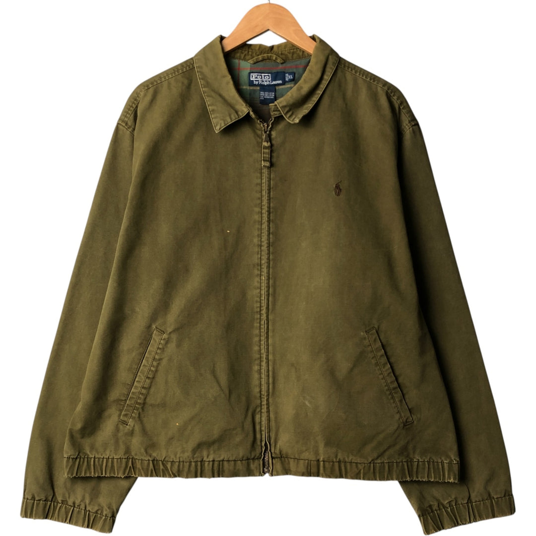 Ralph Lauren POLO by Ralph Lauren Swing Top Sports Jacket Men's XL cotton Green type dark green Vintage Second Hand