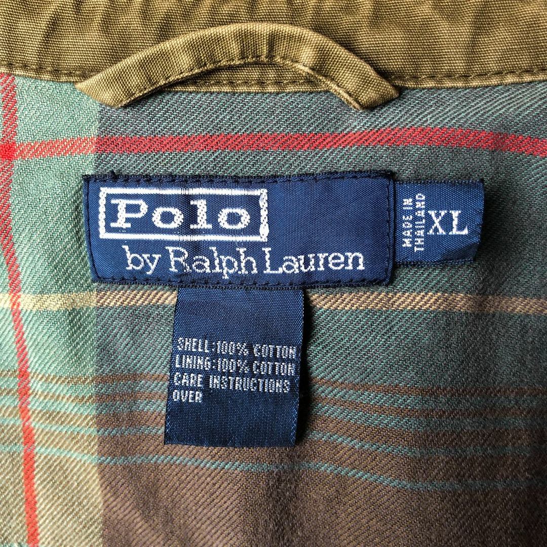 Ralph Lauren POLO by Ralph Lauren Swing Top Sports Jacket Men's XL cotton Green type dark green Vintage Second Hand