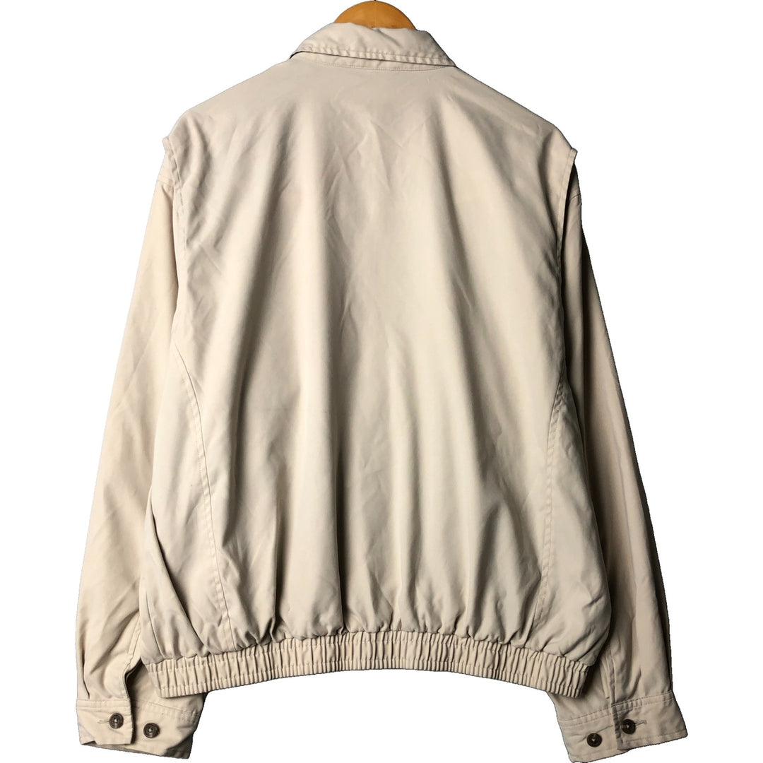 Ralph Lauren POLO by Ralph Lauren Swing Top Sports Jacket Men's L size polyester Beige type Vintage Second Hand