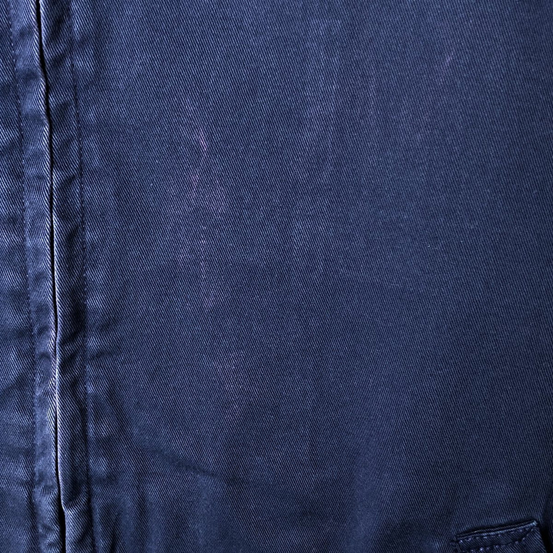 Vintage 90'S Ralph Lauren Chaps swing top sports jacket, size L, men's cotton navy blue type Vintage Second Hand