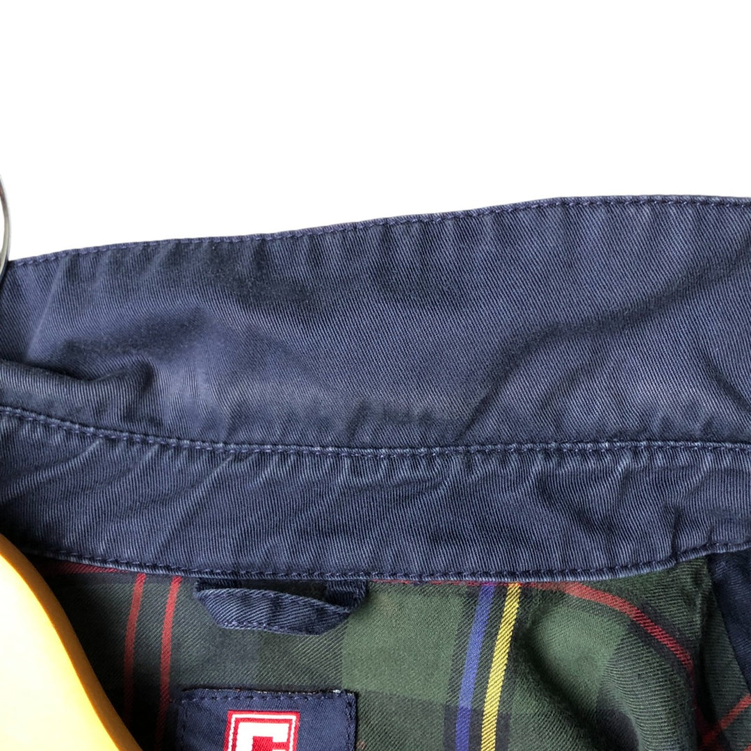 Vintage 90'S Ralph Lauren Chaps swing top sports jacket, size L, men's cotton navy blue type Vintage Second Hand