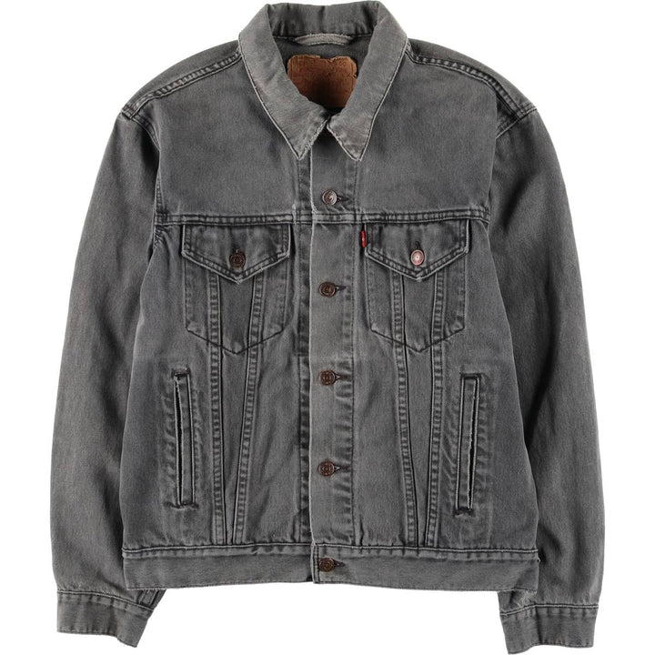 Vintage Levi's black denim jacket, size XL, men's unclear black type Vintage Second Hand