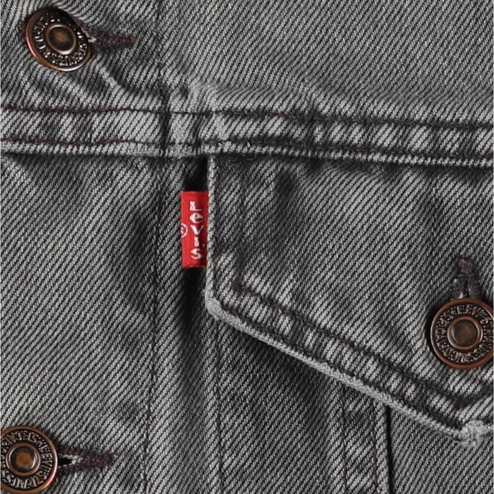 Vintage Levi's black denim jacket, size XL, men's unclear black type Vintage Second Hand