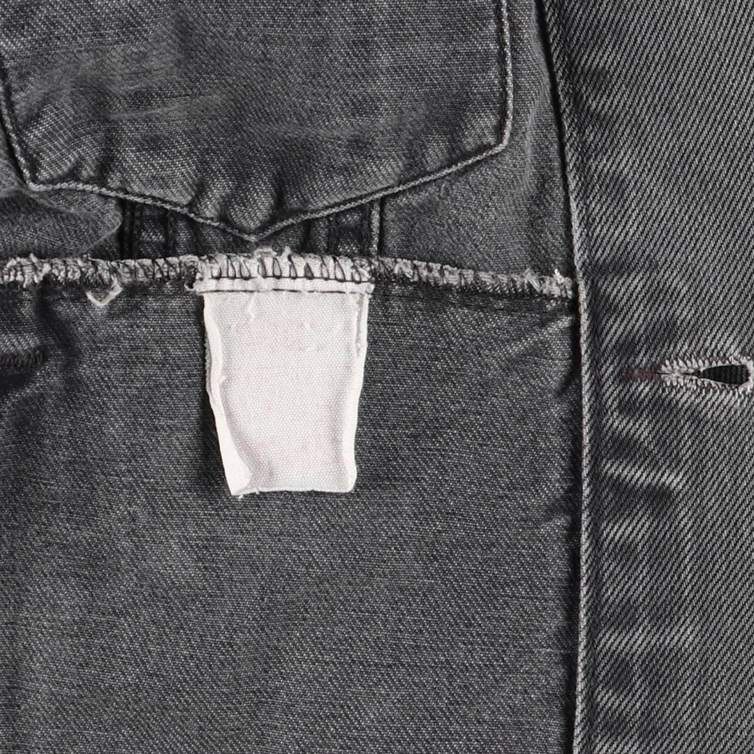 Vintage Levi's black denim jacket, size XL, men's unclear black type Vintage Second Hand