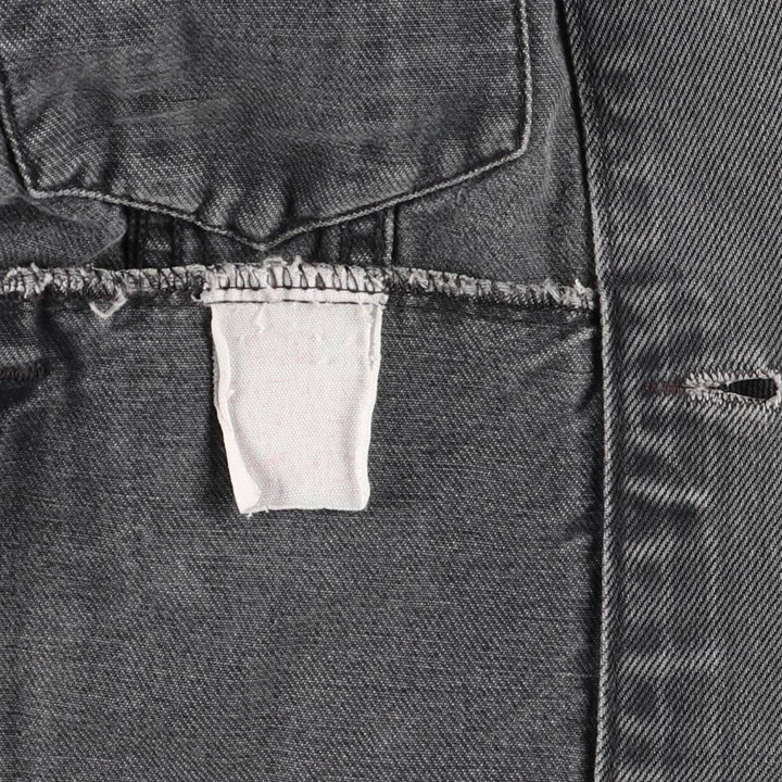 Vintage Levi's black denim jacket, size XL, men's unclear black type Vintage Second Hand