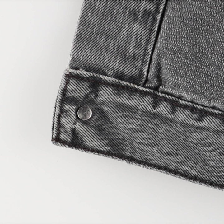 Vintage Levi's black denim jacket, size XL, men's unclear black type Vintage Second Hand