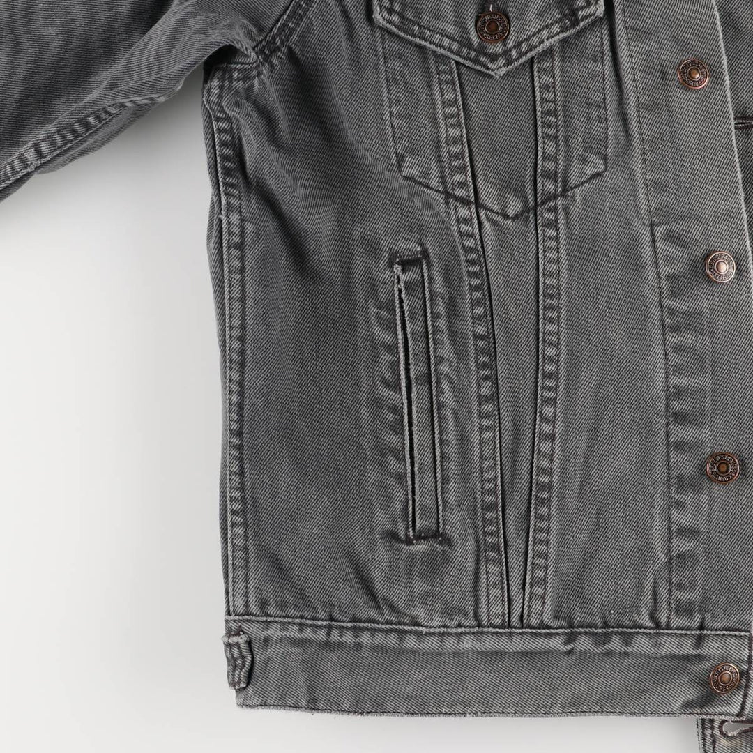 Vintage Levi's black denim jacket, size XL, men's unclear black type Vintage Second Hand