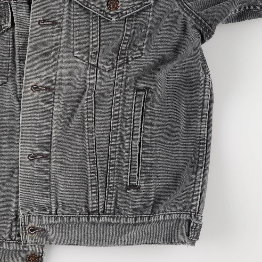 Vintage Levi's black denim jacket, size XL, men's unclear black type Vintage Second Hand