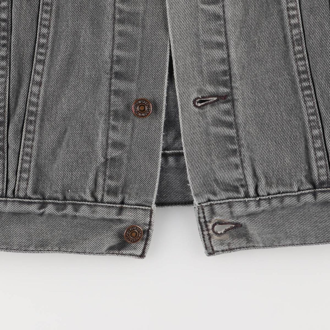 Vintage Levi's black denim jacket, size XL, men's unclear black type Vintage Second Hand
