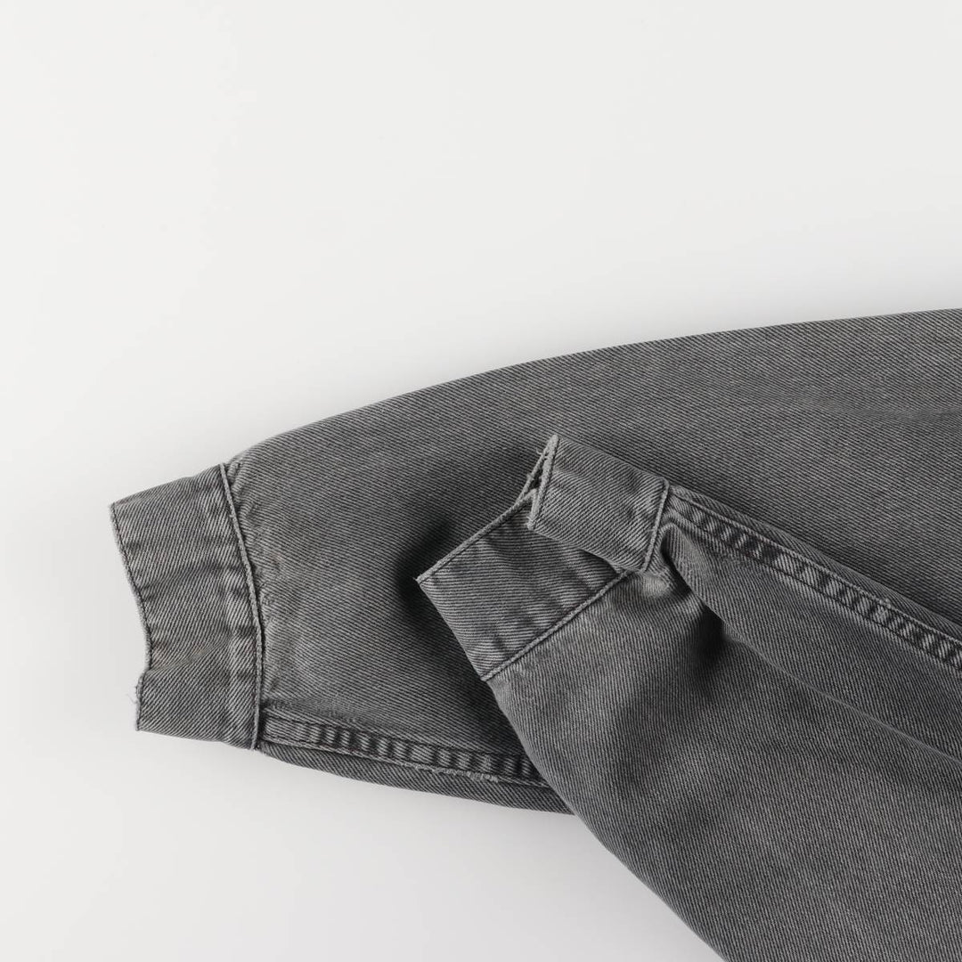 Vintage Levi's black denim jacket, size XL, men's unclear black type Vintage Second Hand