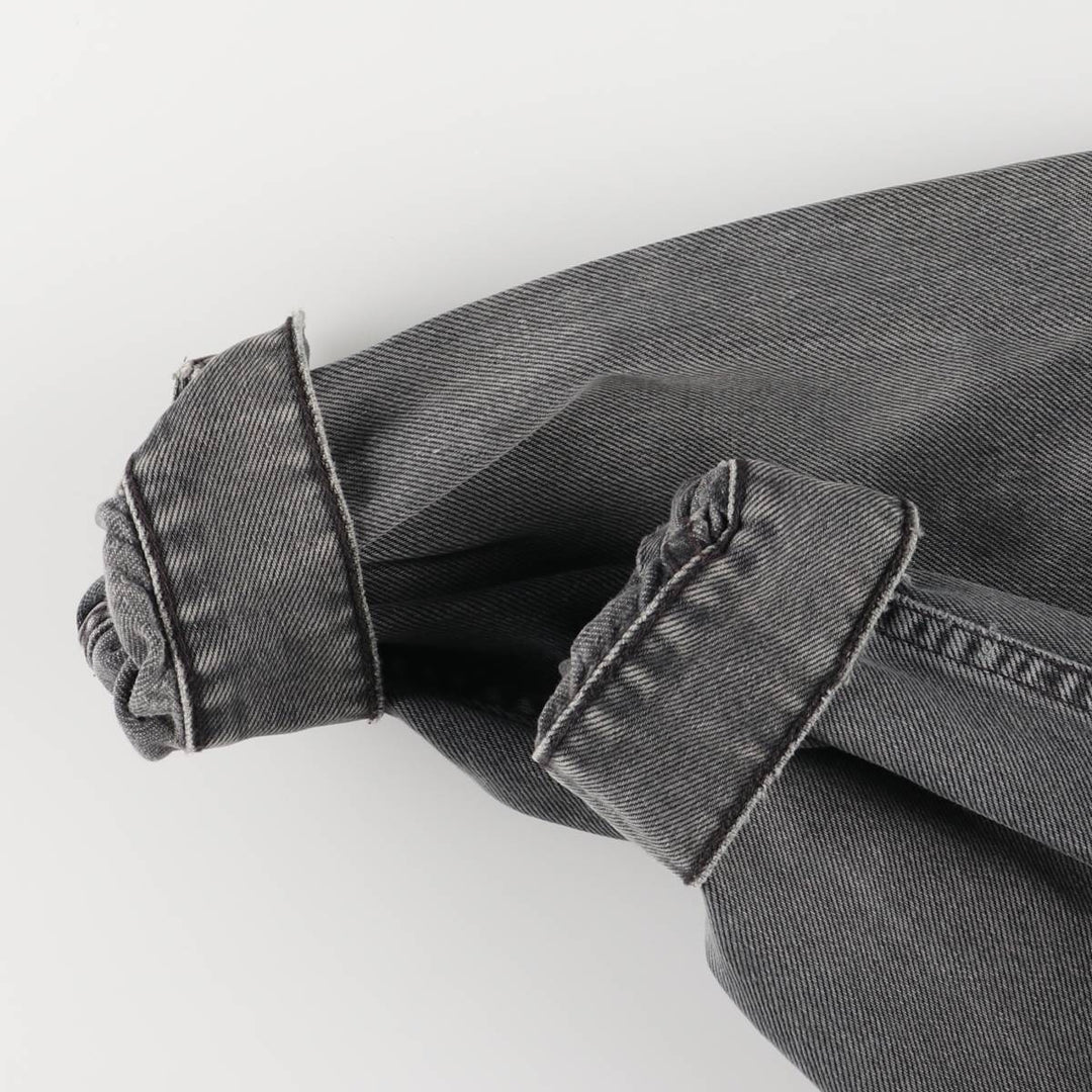 Vintage Levi's black denim jacket, size XL, men's unclear black type Vintage Second Hand